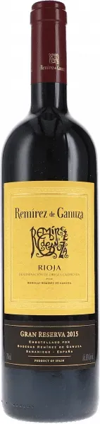 Gran Reserva Remirez de Ganuza 2015