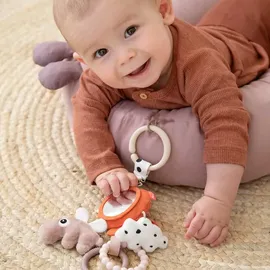 Done by Deer To go Activity Spiegel Happy Clouds, Orange