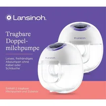 Lansinoh Handmilchpumpe Tragbare Doppel