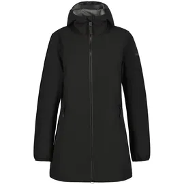 ICEPEAK Outdoorjacke ICEPEAK "Icepeak Softshell jacke Albany", Damen, Gr. 46, schwarz, Stoff, 97% Polyester, 3% Elasthan, normal, Jacken Outdoorjacke
