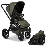 Babywelt Moon Buggy & Sportwagen Sport bis 22 kg mit Liegeposition, umsetzbare Sitzeinheit und Teleskopschieber - Moss Melange