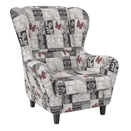 Supellex Ohrensessel mit Hocker | Design Patchwork Love