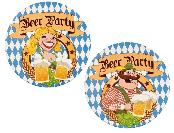 10 Bierdeckel Oktoberfest Bier Party