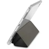 Hama Tablet-Hülle für iPad Pro 11" 2024 (kratzfeste Tablet-Hülle robust stoßfester Schutzrahmen, Tablet-Ständer 2 Stufen Apple-iPad-Case, Stifthalter, Kamera-/Displayschutz) durchsichtig/schwarz