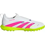 Adidas Predator League Laceless TF Multinocken-Fußballschuhe Kinder ID3816 - cloud white/lucid pink/lucid lemon 38 2/3
