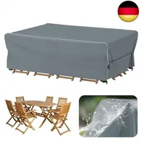 Velway Gartenmöbel Abdeckung Wasserdicht 200x160x74cm - Winddicht Schutzhülle m