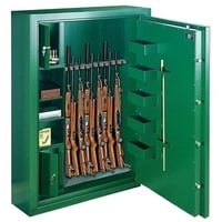 ROTTNER Waffenschrank SPORT N6 EL Premium, für bis zu 6 Langwaffen, mit 2 Innentresoren grün