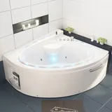 Tronitechnik Whirlpool Badewanne Hydra 165Cm X 148Cm Mt Heizung Massage Bachlauf Und Farblichttherapie 2 Personen