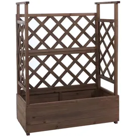 Proregal Hochbeet 114 x 85 x 44 cm Braun