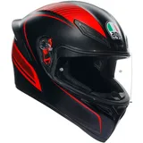 AGV K1 S Warmup, Integralhelm - Matt Schwarz/Rot / XXL