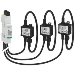 Schneider Electric A9MEM1590 Energiezähler, PowerTag Rope 200A 3P/3P+N, Funk, Position oben und unten, Genauigkeitsklasse 1