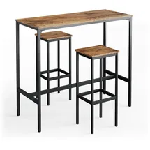 Vicco Bartisch Fyrk 120 x 50 cm Eiche rustikal/Schwarz