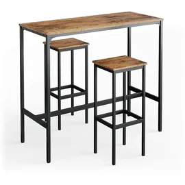 Vicco Bartisch Fyrk 120 x 50 cm Eiche rustikal/Schwarz