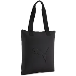 Schultertasche PUMA "BUZZ TOTE", schwarz (puma schwarz), Polyester, unifarben, Taschen