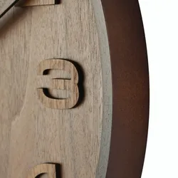 Nextime Wanduhr Wood Wood Medium 3096BR