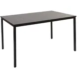 MCW Schreibtisch Petrila, Konferenztisch Bürotisch Seminartisch, 120x80cm MDF ~ schwarze Eiche-Optik