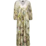 Monari Maxikleid Tropisches Muster Mehrfarbig 44