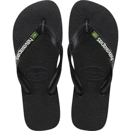 havaianas Brasil Logo Schwarz 43