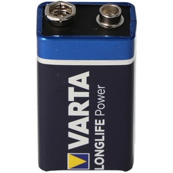 Varta Longlife Power (ehem. High Energy) 9-Volt Block Batterie 1 Stück lose Ware unverpackt
