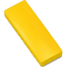Maul Solidmagnete, 54 x 19 mm, 10 Stück, Gelb