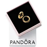 Pandora Creolen Runde Huggie-Kreolen gold 263286C00 onesize