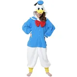 Donald Duck Disney Onesie Kigurumi Einteiler Onesie Kostüm Jumpsuit | SAZAC Kigurumi | für Kinder und Erwachsene | One Size Fits All (155 – 180 cm) - M-L