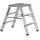 Euroline Premium 30581 Klapptrittleiter 6 Stufen