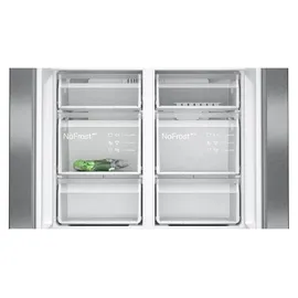 Bosch KFI96AXEA Serie 6 French Door (574 l, 1830 mm hoch, Schwarz)