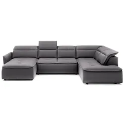 Wohnlandschaft Murillo Stoff Grau Grey