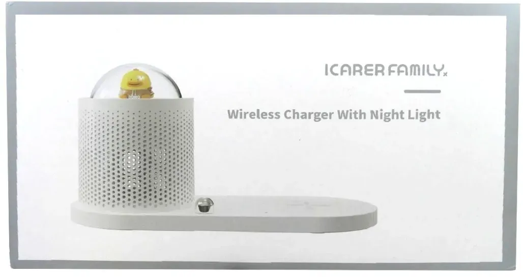 Smartphone Aufladestation kabelloses Ladegerät mit Standlampe für Android und...