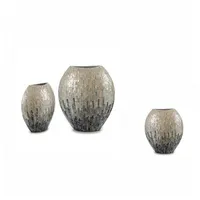 Gift Decor Dekovase Vase Grau Verblasster Effekt 15 x 35 x 32 cm grau