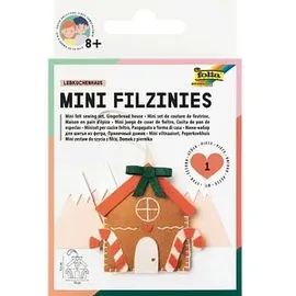 Folia Filznähset Mini Filzinies Lebkuchen Bastelset