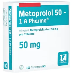 Metoprolol 50-1a Pharma Tabletten 100 St