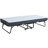 [en.casa] Borjavle 90 x 200 cm Schwarz