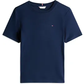 Tommy Hilfiger T-Shirt SLIM CODY C-NK SS Baumwolle, slim fit blau XXXL