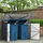 Costway Mülltonnenbox 193 x 86 x 127 cm grau