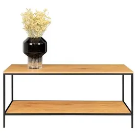 Vita Lowboard 100 cm Braun Stahl