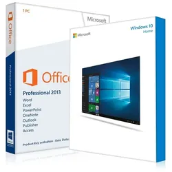 Windows 10 Home + Office 2013 Professional