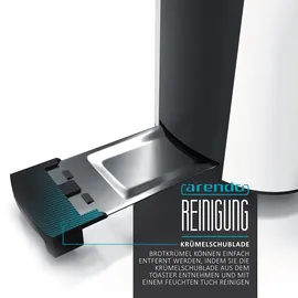 Arendo Frukost weiß