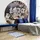 wall-art Runde Vliestapete 140 cm x 14 m 0 g grau/mehrfarbig