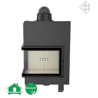 Kratki Kamineinsatz aus Stahl MBZ links 13 kW Ø