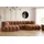 kaiser möbel Ecksofa, U-from, Sofa Grand modular stoff Salvador Braun - Braun
