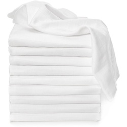 T-TOMI TETRA Cloth Diapers EXCLUSIVE COLLECTION White Stoffwindeln White 70x70 cm 10 St.