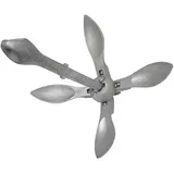 PRO PLUS Anker Faltanker 3,2 kg verzinkt Silber