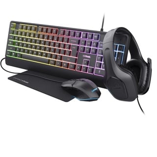 Trust Gaming GXT 792 Quadrox 4-in-1-Gaming-Paket QWERTY NL Layout