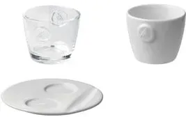 Melitta, Tasse, Espresso-Tasse "M-Collection", weiß, 80 ml aus Porzellan, Höhe: 54 mm, ohne Henkel (80 ml, 6 x)