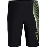 Energetics JU.-Badehose Norm Jammer B Schwarz/Grün 164