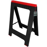 KOTARBAU® Arbeitsbock Klappbock Unterstellbock Gerüstbock Stützbock Schwarz-Rot 425 mm x 575 mm