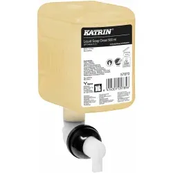 KATRIN Flüssigseife Clean, 500 ml 578700 , 1 Karton = 12 Patronen à 500 ml