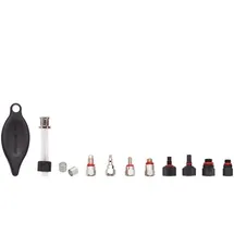 Jagwire Ersatz-Adapter-Set für Entlüftungskit Elite Bleed Kit Rot